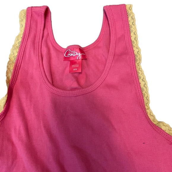 la senza candy tank top with lace trim - Picture 3 of 3